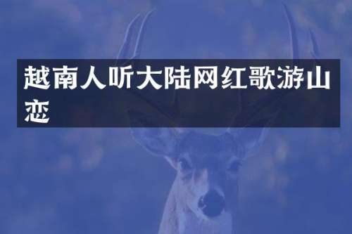 越南人听大陆网红歌游山恋