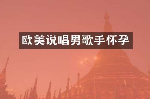 欧美说唱男歌手怀孕