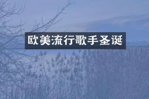 欧美流行歌手圣诞