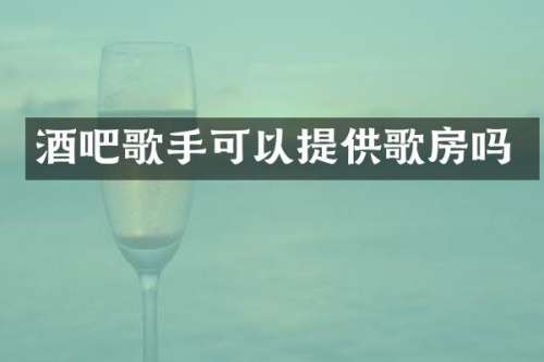 酒吧歌手可以提供歌房吗