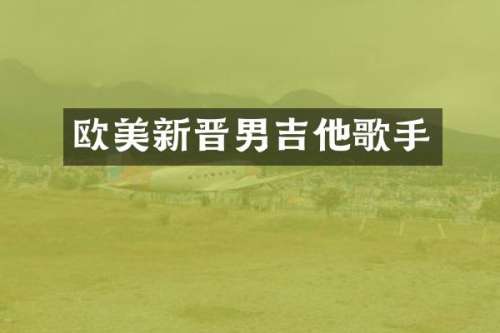 欧美新晋男吉他歌手