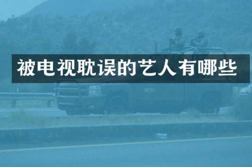 被电视耽误的艺人有哪些