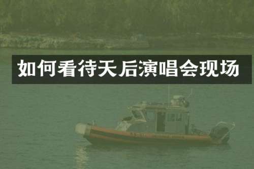 如何看待天后演唱会现场