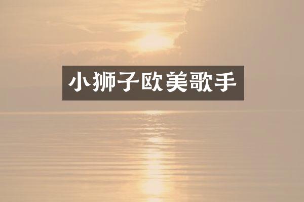 小狮子欧美歌手