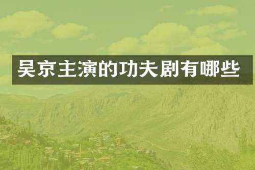 吴京主演的功夫剧有哪些