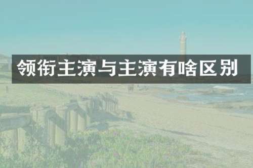 领衔主演与主演有啥区别