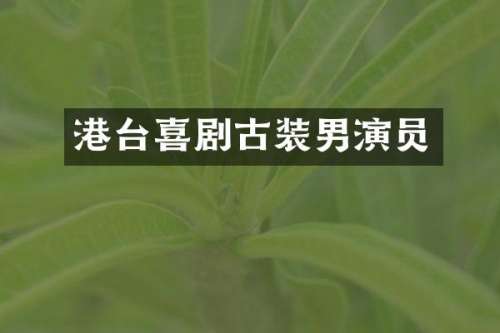 港台喜剧古装男演员