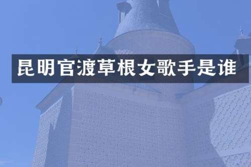 昆明官渡草根女歌手是谁