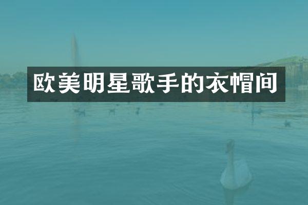 欧美明星歌手的衣帽间