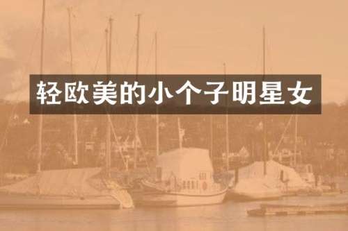 轻欧美的小个子明星女