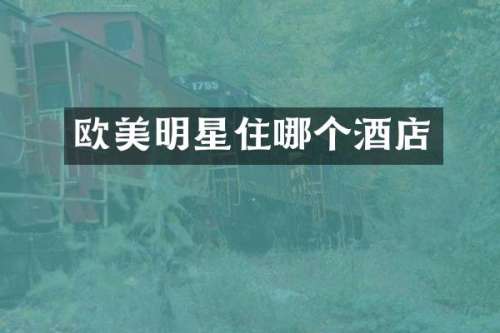 欧美明星住哪个酒店
