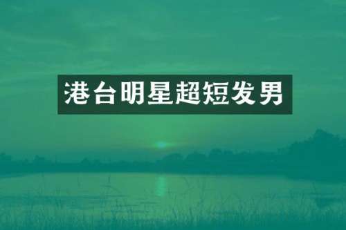 港台明星超短发男