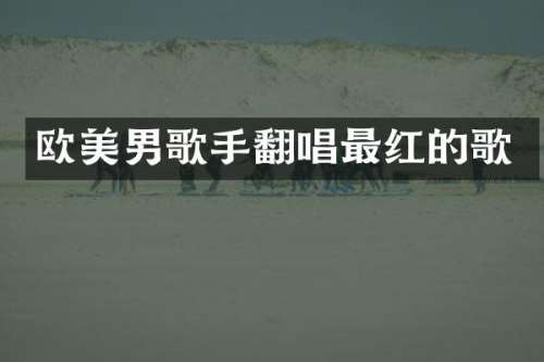 欧美男歌手翻唱最红的歌