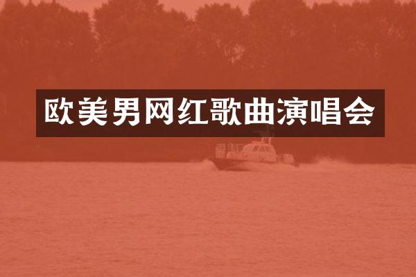 欧美男网红歌曲演唱会