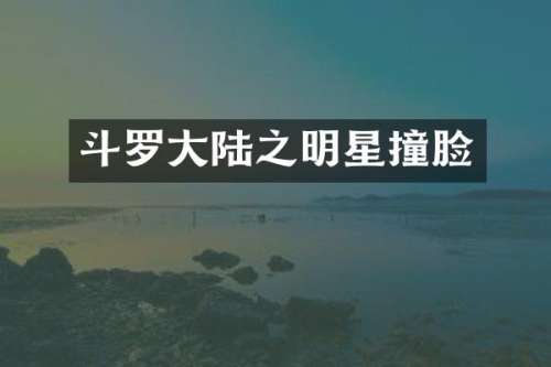 斗罗大陆之明星撞脸