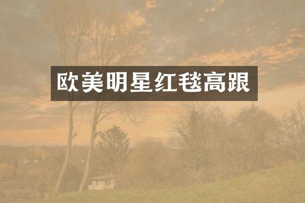 欧美明星红毯高跟