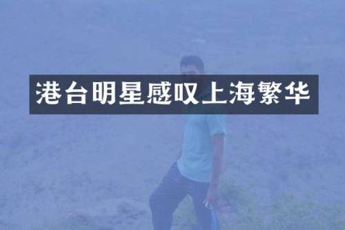 港台明星感叹上海繁华