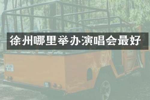 徐州哪里举办演唱会最好
