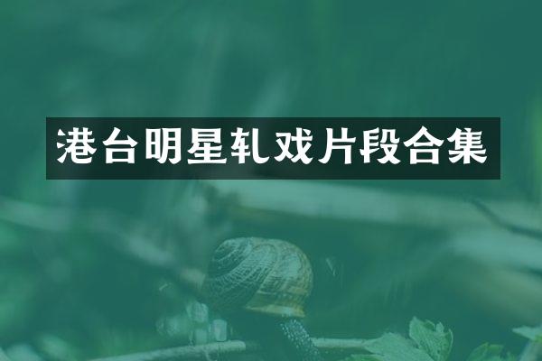 港台明星轧戏片段