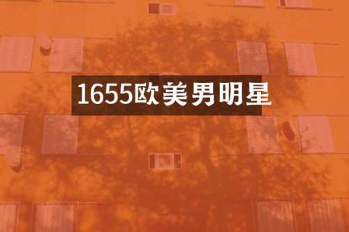 1655欧美男明星