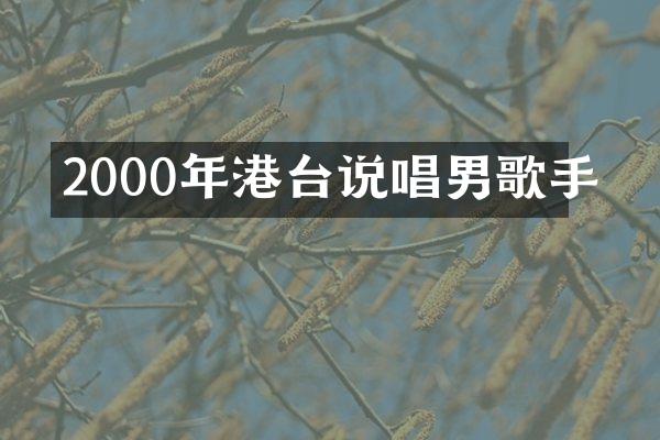 2000年港台说唱男歌手