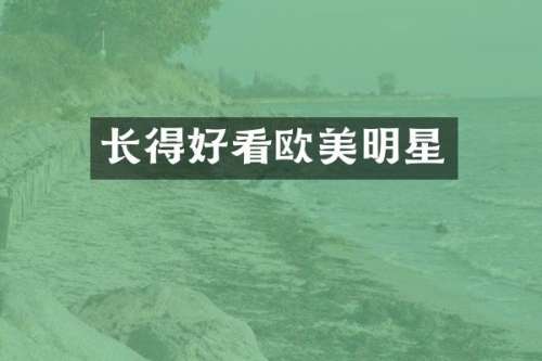 长得好看欧美明星