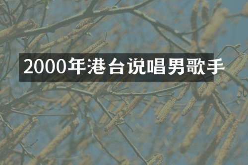 2000年港台说唱男歌手