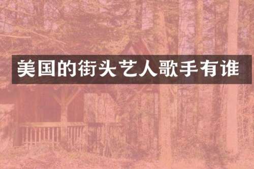 美国的街头艺人歌手有谁