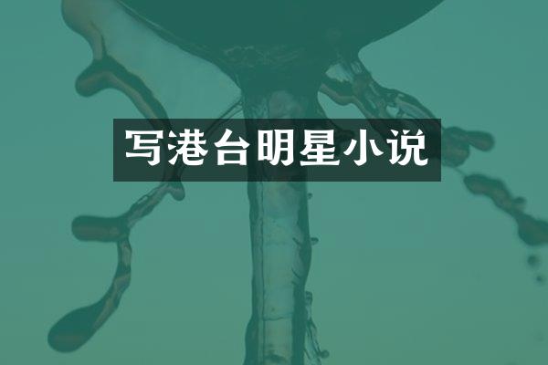 写港台明星小说