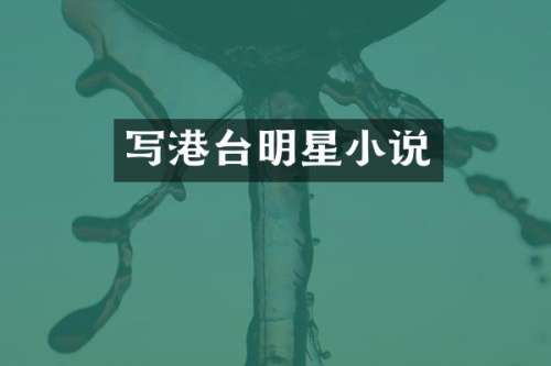 写港台明星小说