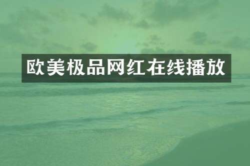 欧美网红在线播放