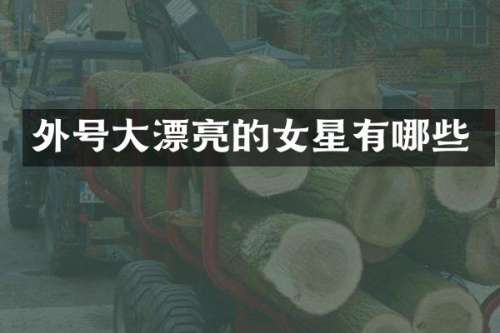 外号大漂亮的女星有哪些