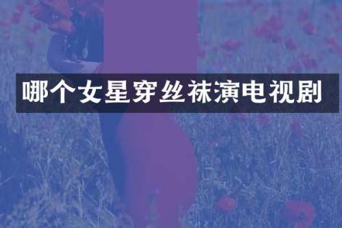 哪个女星穿丝袜演电视剧