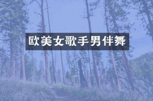 欧歌手男伴舞