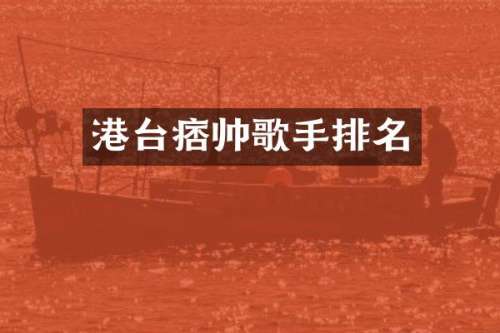 港台痞帅歌手排名