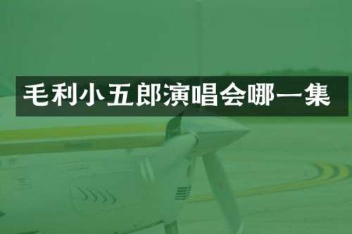 毛利小五郎演唱会哪一集