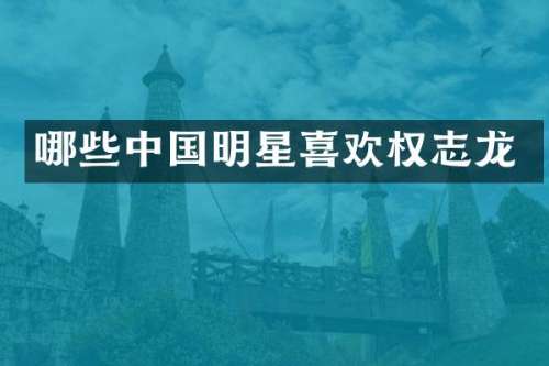 哪些中国明星喜欢