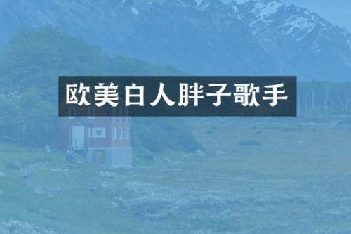 欧美白人胖子歌手