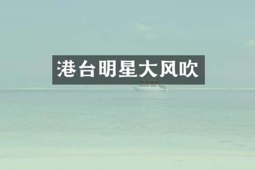 港台明星大风吹