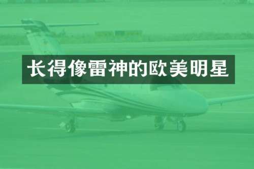 长得像雷神的欧美明星