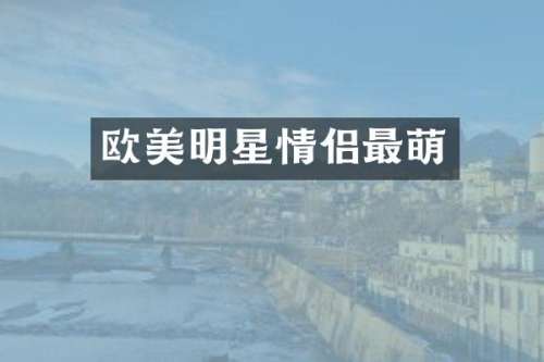 欧美明星情侣最萌