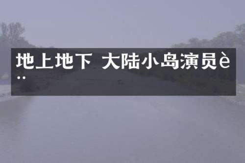 地上地下 大陆小岛演员表