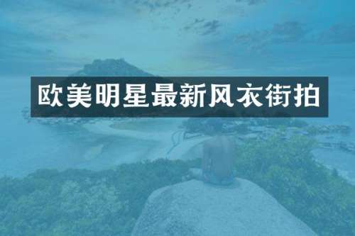 欧美明星最新风衣街拍