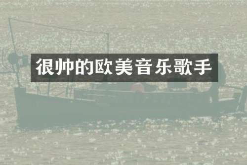 很帅的欧美音乐歌手