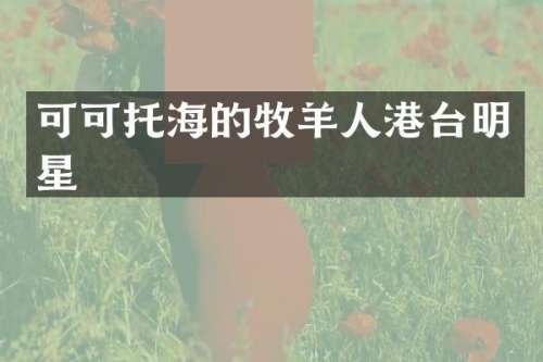 可可托海的牧羊人港台明星
