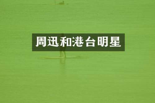 周迅和港台明星