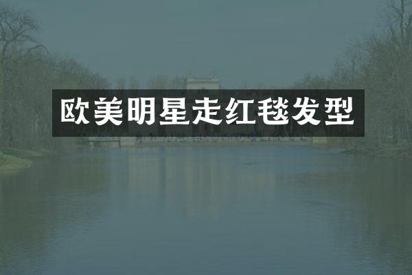 欧美明星走红毯发型