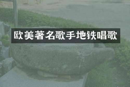 欧美著名歌手地铁唱歌