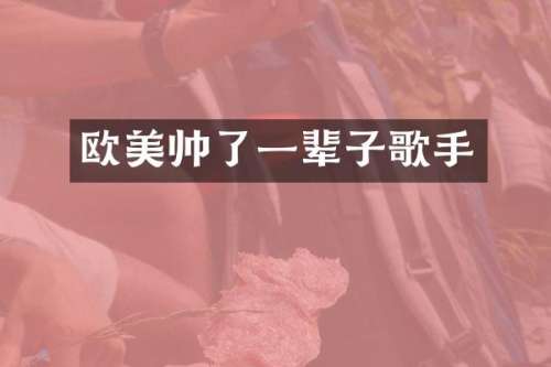欧美帅了一辈子歌手