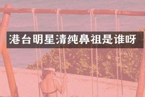 港台明星清纯鼻祖是谁呀